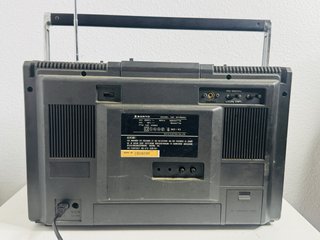 Sanyo Boombox Radio TV Cassette Vintage