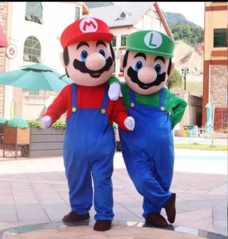 Disfraz Luigi Talla L Adulto Nintendo