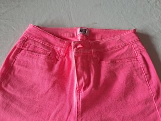 Pantalón PITILLO ROSA FLUOR jeans pantalones