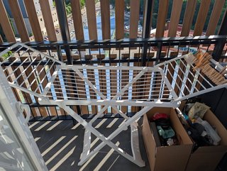 Tendedero plegable para balcón
