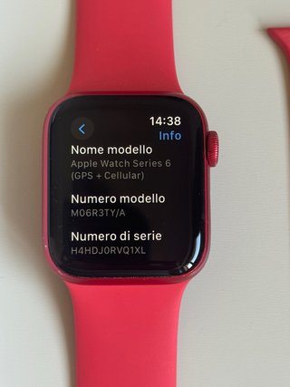 Apple Watch Series 6 40mm LTE Rosso