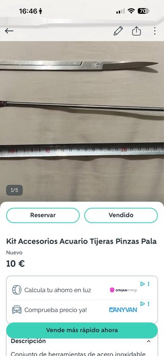 Lote de arriculos para poder iniciar tu acuario :)