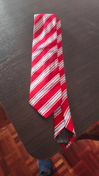 Corbata de seda a rayas
