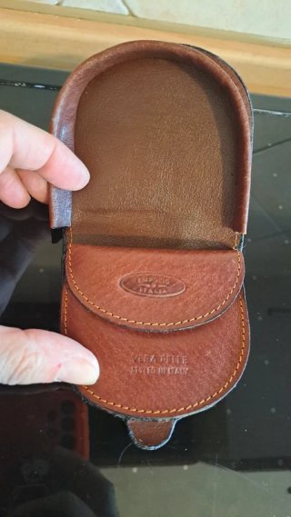 Lotto 3 accessori piccola pelletteria vintage