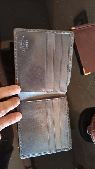 Lotto 3 accessori piccola pelletteria vintage