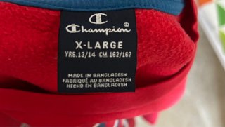 Sudadera Champion Roja