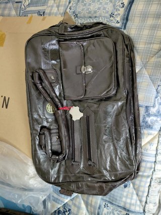 Maletas de viaje de cuero marrón