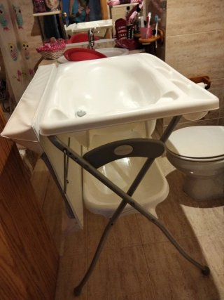 Bañera cambiador bebé.TENDRIAN QUE VENIR A MI CASA