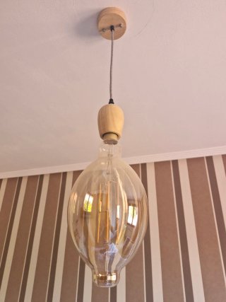 Lámpara Bombilla Gigante Vintage