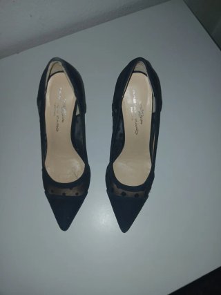 Zapatos de salón negros mujer talla 37