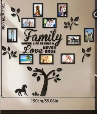Árbol Familiar Marcos Fotos Acrílico - ¡NUEVO!