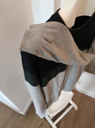 Jersey Pepe Jeans azul marino verde y Gris