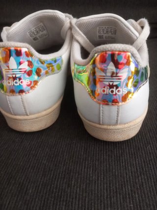 Adidas Superstar Scarpe Bianche Multicolore