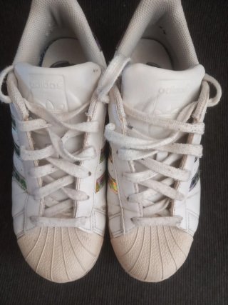 Adidas Superstar Scarpe Bianche Multicolore