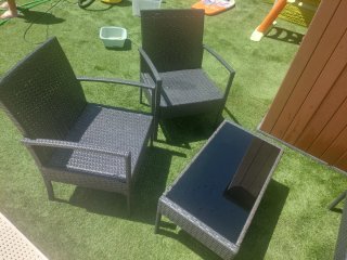 Conjunto de muebles de jardín