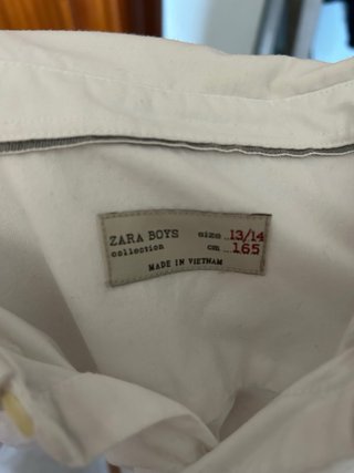 Camisa Zara Blanca