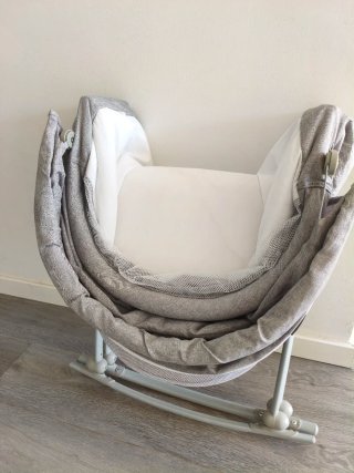 Cuna de viaje Kinderkraft LOVI gris