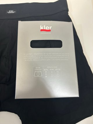 Kler Boxer Negro Talla M Nuevo