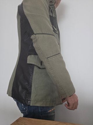 Chaqueta Bikkembergs Lona y Cuero