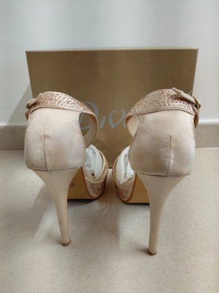 Sandali tacco Divas champagne tg 37