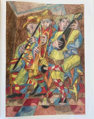 CORRADO CAGLI II disegno moderno SEDA 1964