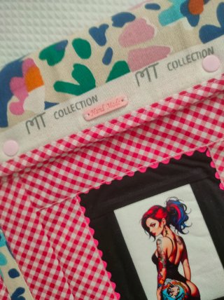 Bolsa de proyectos/portadocumentos con estampado