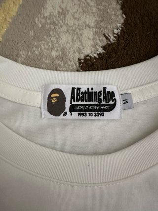 BAPE Check By Bathing Ape Tee White