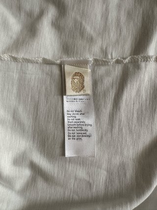 BAPE Check By Bathing Ape Tee White