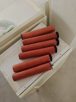 Juego 6 Patas Cama Madera