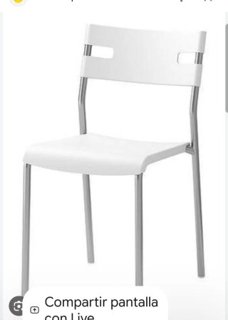 Silla Ikea Laver Blanca