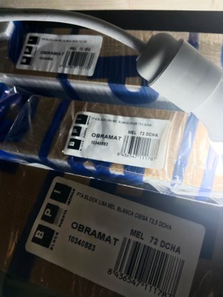 3 Puertas de paso blancas sin estrenar