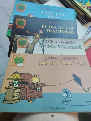 13 comics Calvin y Hobbes,  ed. 1997 a 1999