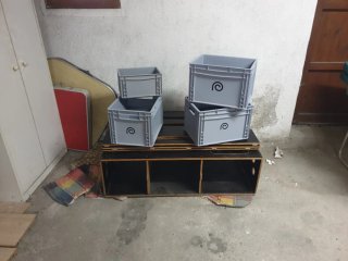 Mueble cama furgoneta pequeña