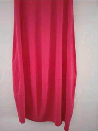 Vestido de algodón fresa
