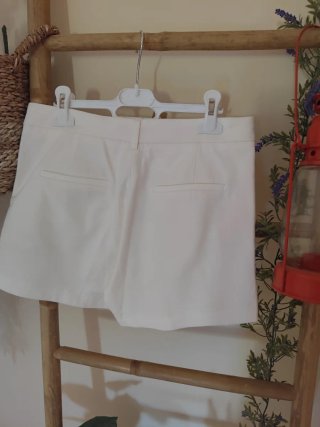 Shorts Stradivarius Blanco Talla 38