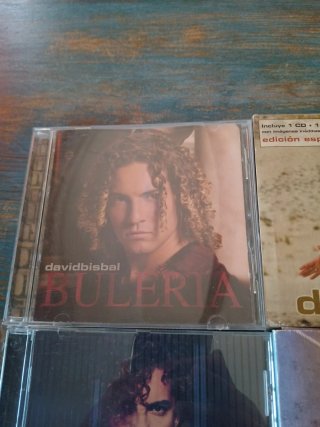Lote CDs David Bisbal Latino