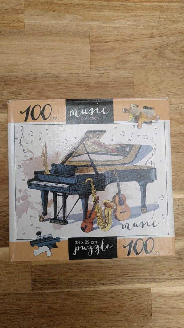 Puzzle 100 piezas. Instrumentos musicales
