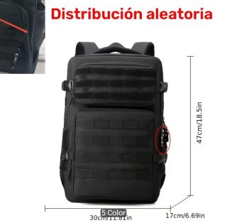 Mochila Táctica Impermeable Negra
