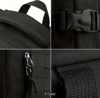 Mochila Táctica Impermeable Negra
