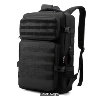 Mochila Táctica Impermeable Negra