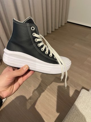 Botas Converse plataforma negras