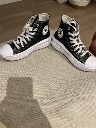 Botas Converse plataforma negras