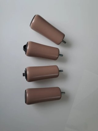 Patas de mueble con ruedas (4 unidades)