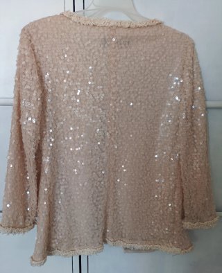 Chaqueta Zara lentejuelas M