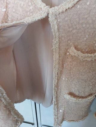 Chaqueta Zara lentejuelas M