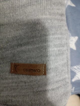 Chaquetón niño gris con forro blanco