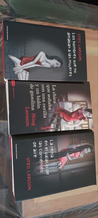 Lote de Libros de Stieg Larsson