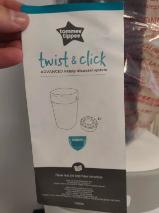 Contenedor De Pañales Twist & Click Blanco