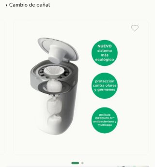 Contenedor De Pañales Twist & Click Blanco