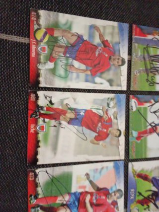 Cromos Firmados C.D. Numancia